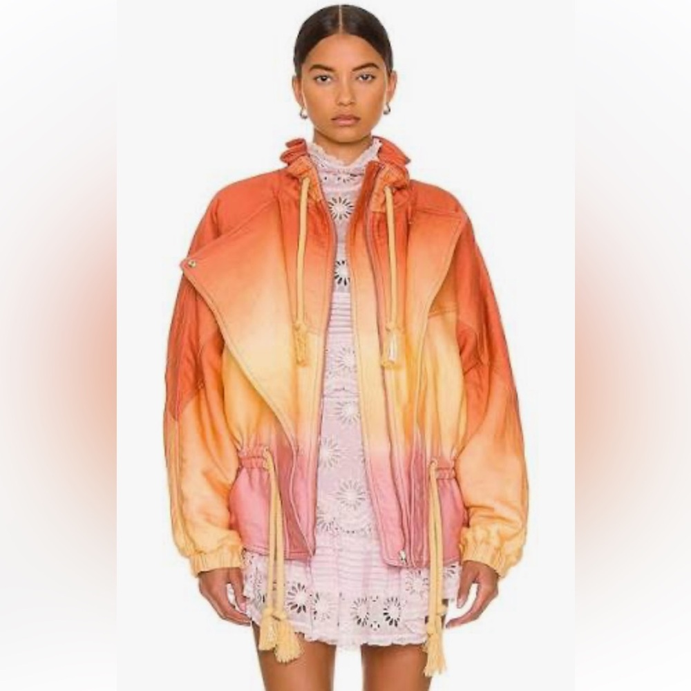 Isabel Marant Kalastd Tasseled Sunset Ombré Padded Jacket